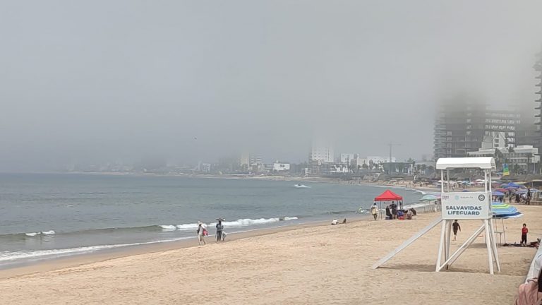 Alertan por mar de fondo y niebla en el Pacífico