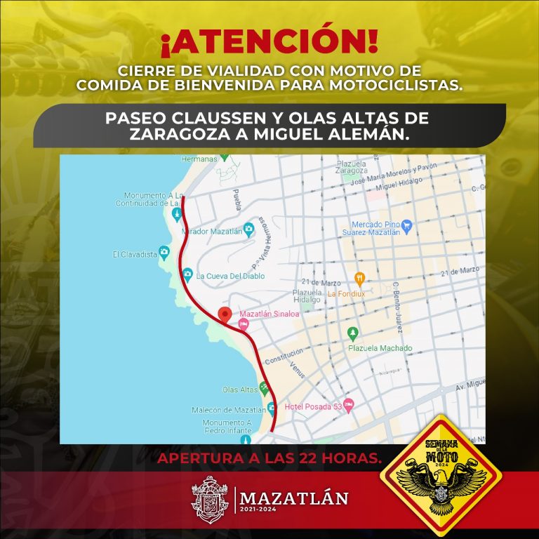 Cierran Olas Altas por reunión de motoclubes