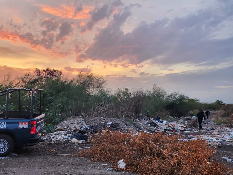Hallan osamenta humana quemada a espaldas del aeropuerto