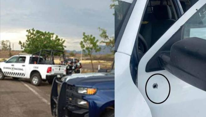 Ataca grupo armado a convoy de la GN en Angostura