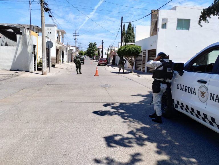 Bloquea GN calle por casa asegurada en la 21 de Marzo