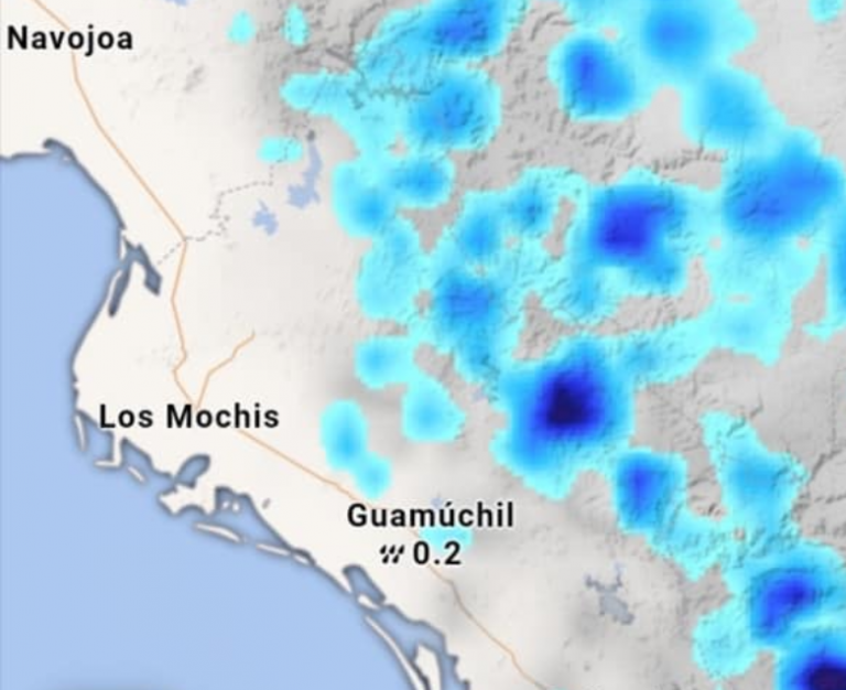 Se vienen las primeras lluvias a Sinaloa
