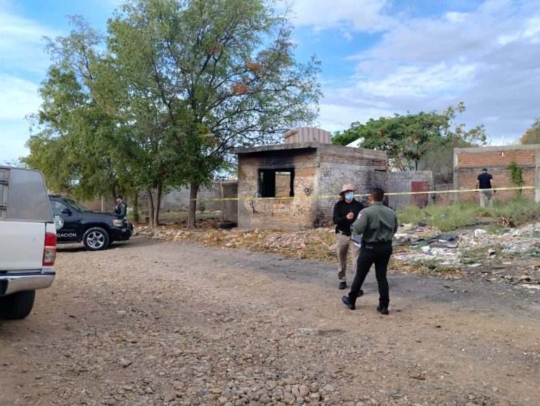 Estaba quemado en una casa baldía de la Felipe Ángeles