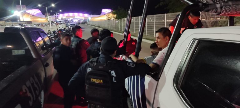 Deja 17 detenidos en MZT inauguración del Apertura