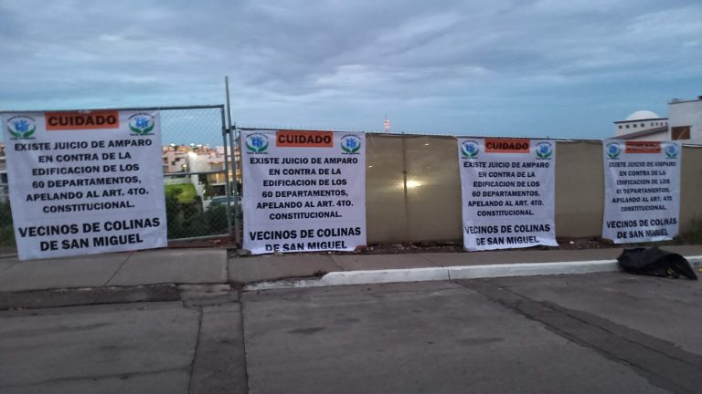 Se oponen vecinos en Colinas a torre departamental