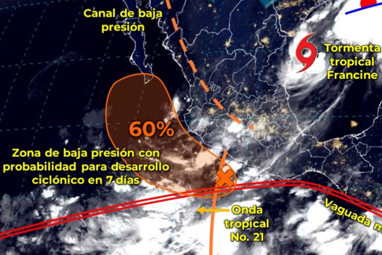 Se enfila potencial ciclón a Baja California Sur