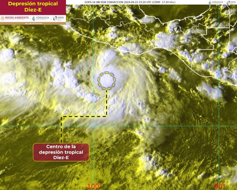 Hay nueva alerta por depresión tropical en el Pacífico