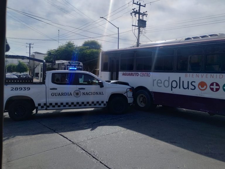 Chocan GN contra urbano Aguaruto-Centro