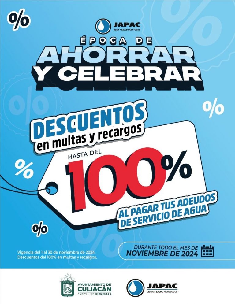 Anuncia Japac campaña de descuentos