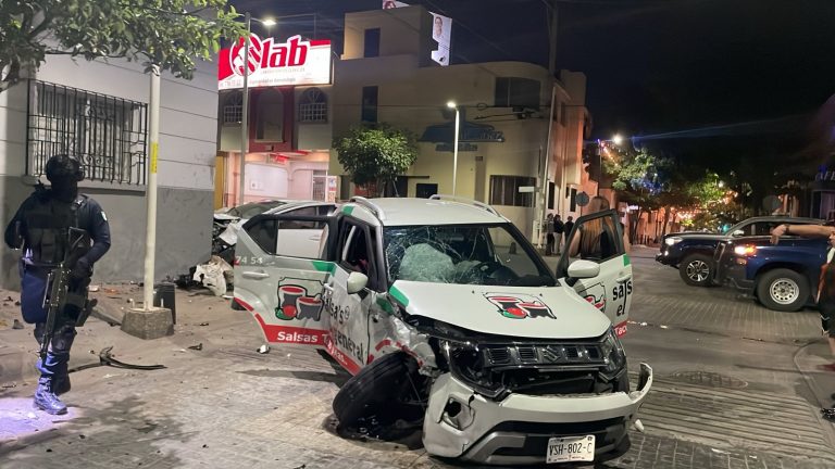 Resultan heridos 2 tras choque en Las Quintas