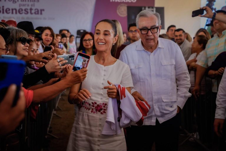 Rocha recibe en Mazatlán a Sheinbaum