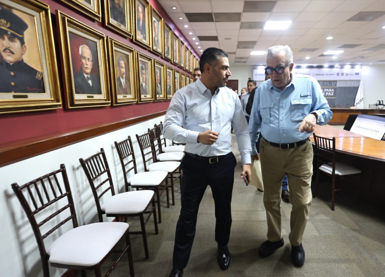 Reúnen Rocha y García Harfuch al Gabinete de Seguridad