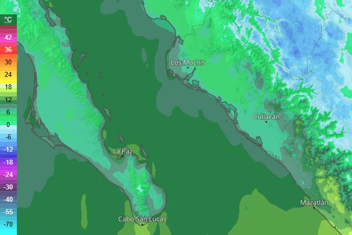 Llega esta noche el frío a Sinaloa