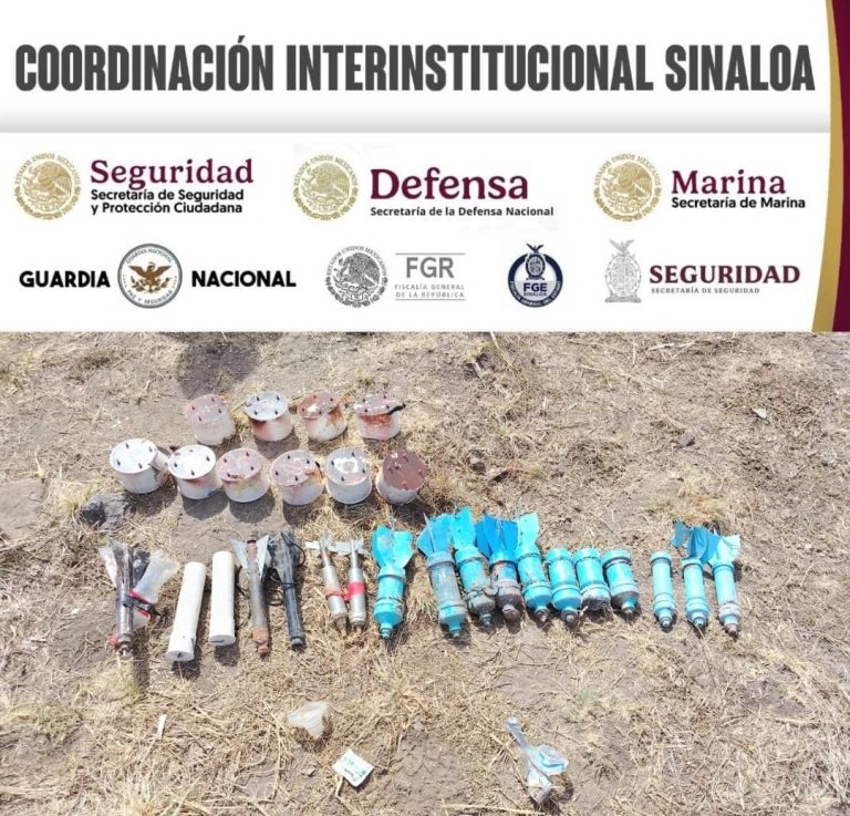 Decomisan explosivos para drones