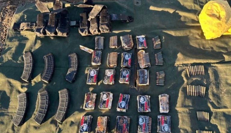 Aseguran campamento con droga y artefactos