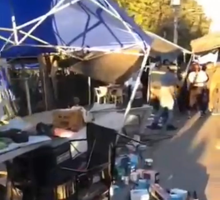 Un herido al arrollar auto tianguis en la Lombardo