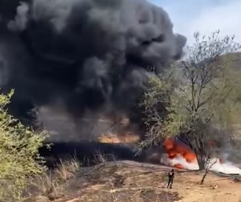 Controla Cosalá otro incendio en la sierra