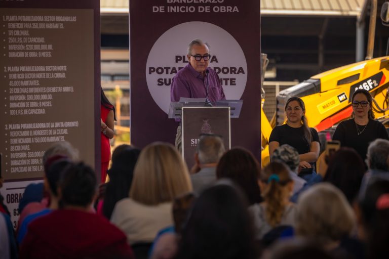 Garantiza Rocha abasto de agua para Culiacán