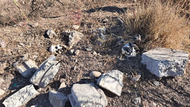 Se trata de dos cráneos humanos en Bellavista