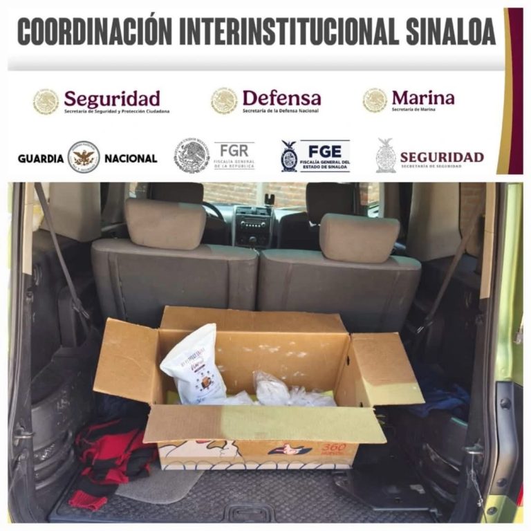 Arrestan a 5 con presunta droga en Culiacán