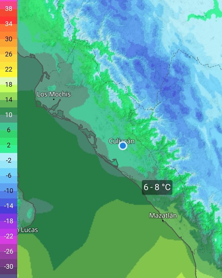 Cae helada en límites con Chihuahua
