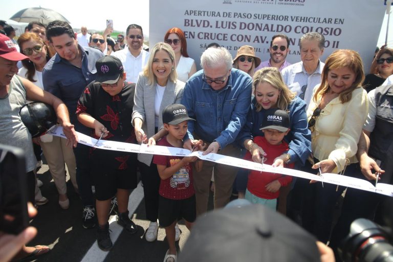 Aperturan puente de la Colosio en Mazatlán