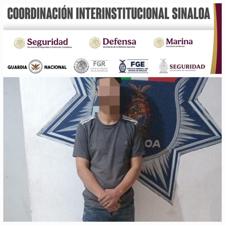 Cae tras reportes por disparos de arma