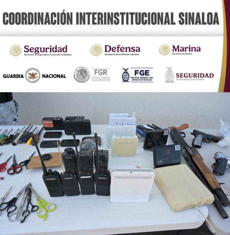 Hallan armas tras revisión a penal de Aguaruto