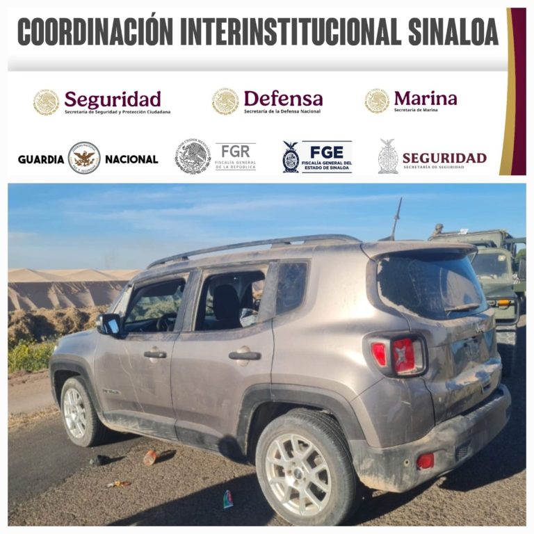 Aseguran auto en Villa Juárez, Navolato