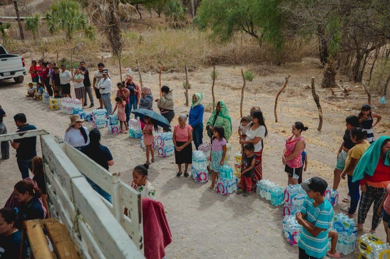 Agradece Choix apoyo por agua