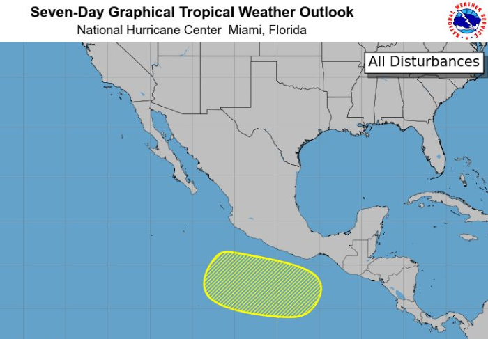 Se forma potencial ciclón en el Pacífico