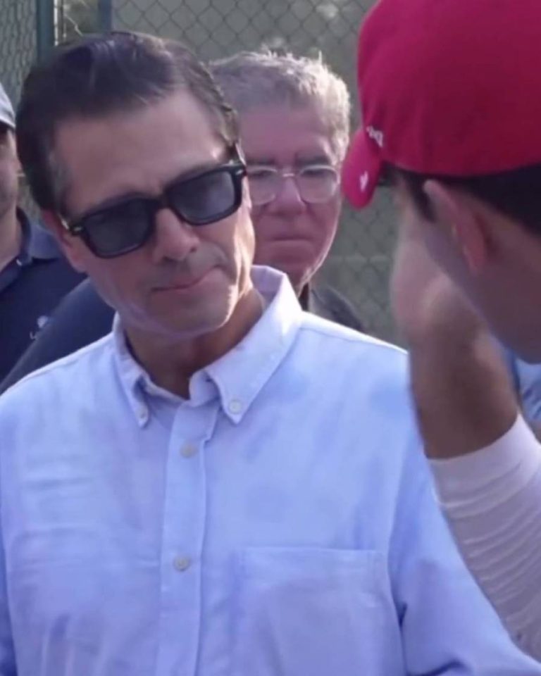 Reaparece Peña Nieto en acto de magia