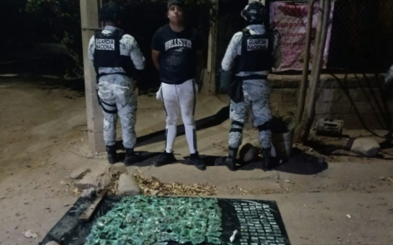 Lo detienen tras persecución en la Loma de Rodriguera