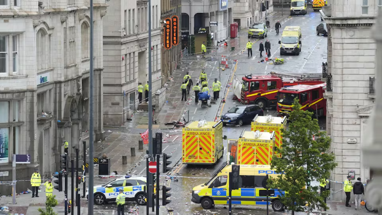 Atropello en Liverpool deja 27 heridos