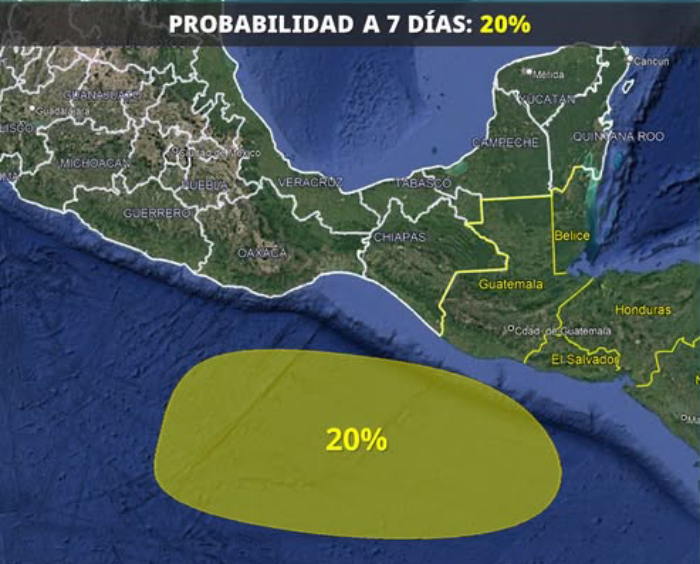 Se forma otra tormenta en el Pacífico