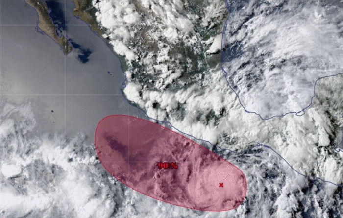 … y se formaría esta noche Flossie en el Pacífico