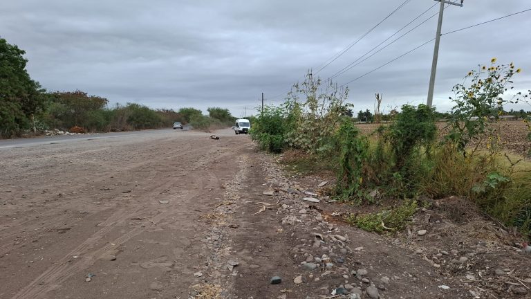 Con balazos en el cuerpo hallan asesinado a hombre en Navolato