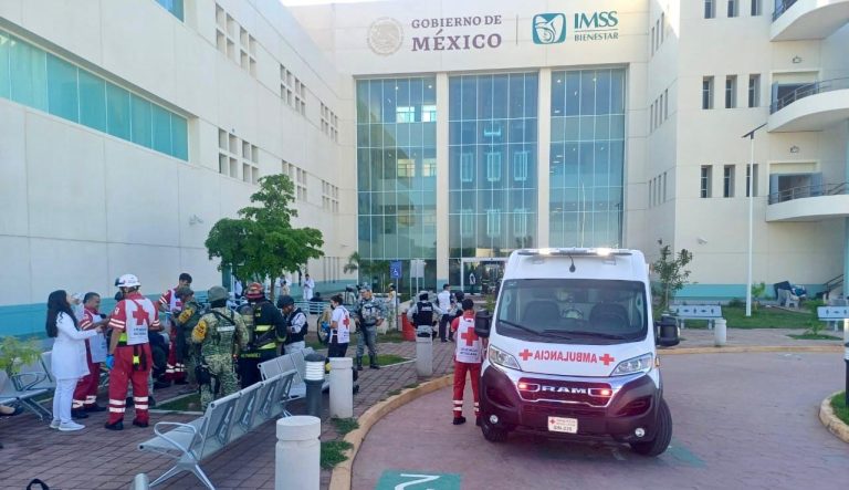 Evacuan HGC por incendio en tercer piso