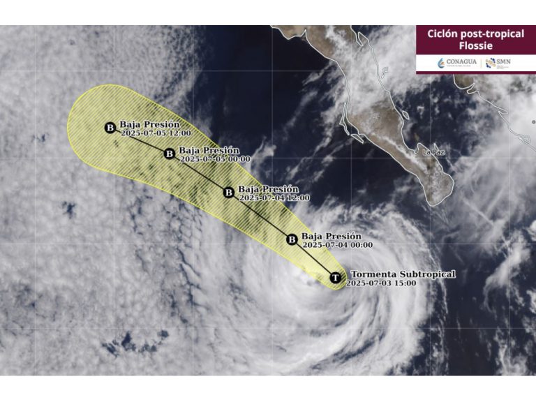 Se aleja huracán, pero dejará lluvias en la costa sinaloense