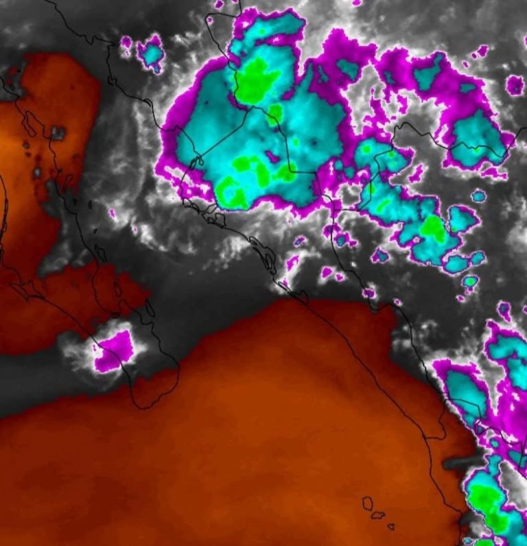 Se esperan lluvias en las próximas horas en 8 municipios, según especialista