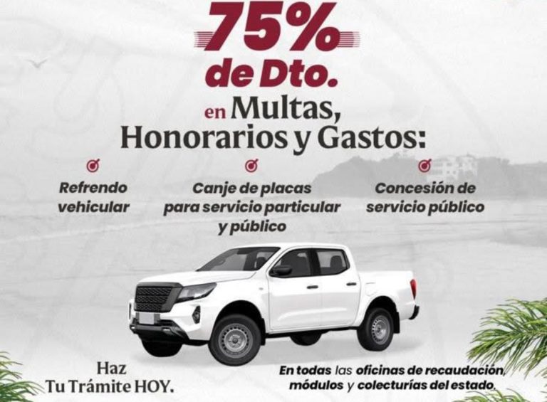 Da Gobierno descuento en trámite de autos sólo por 3 días