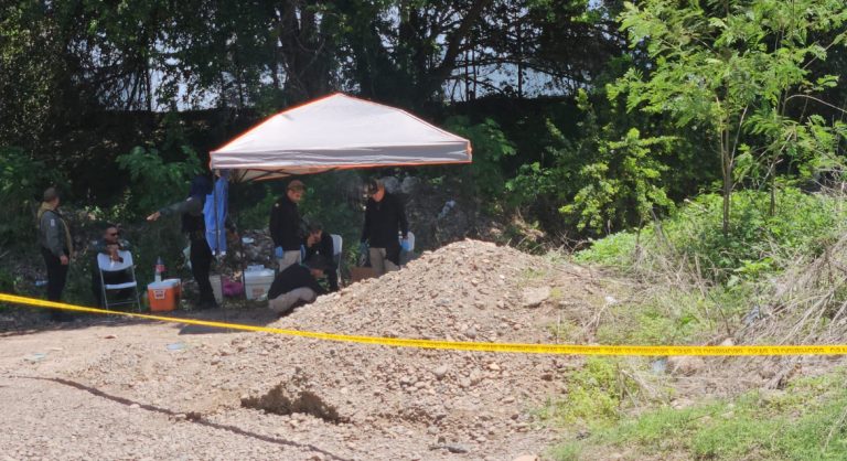 Localizan restos humanos en Aguaruto