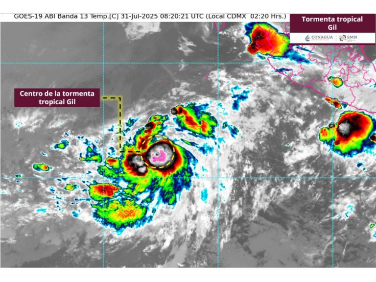 Se forma la tormenta tropical Gil en el Pacífico