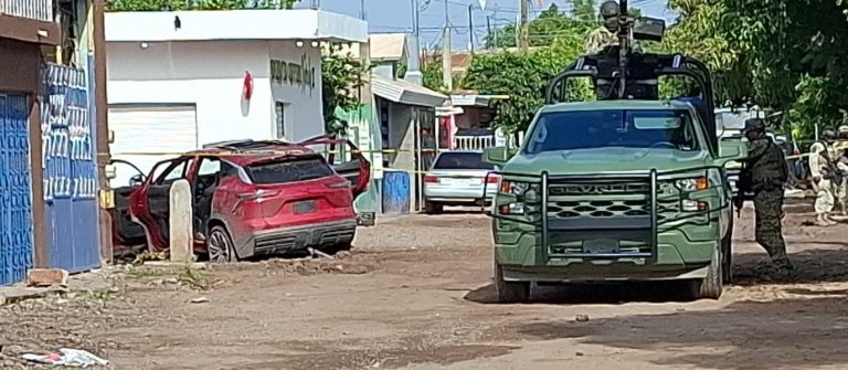 Mueren 2 en enfrentamiento con militares en Villa Juárez, Navolato