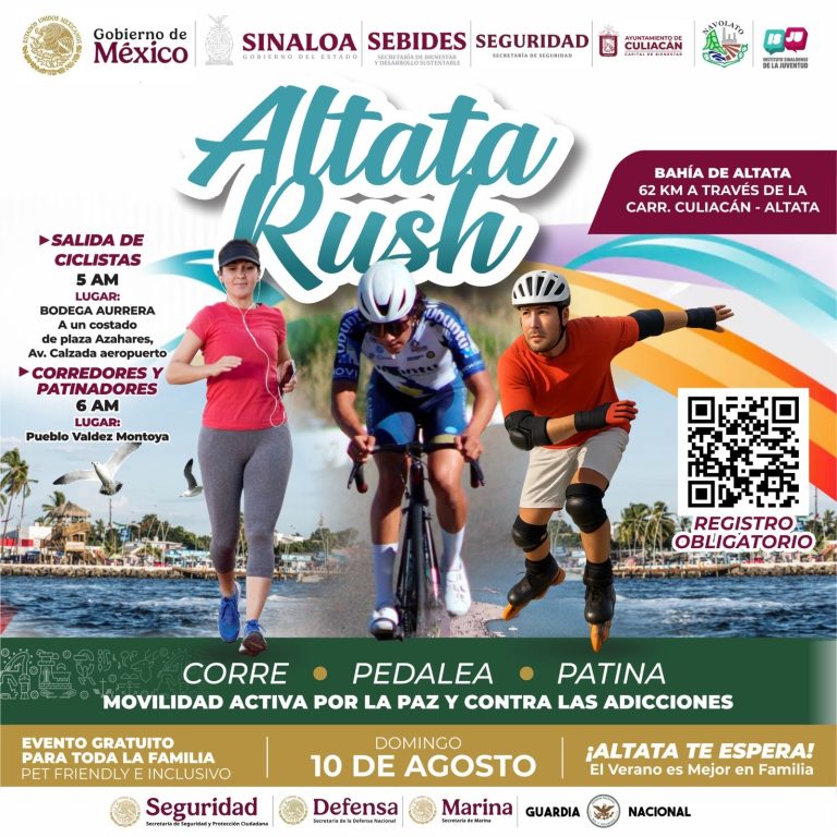 ¡Corre, pedalea, patina! Todos a Altata este domingo