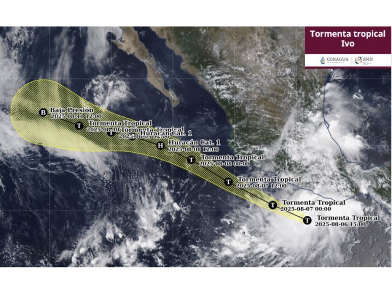 Trae tormenta Ivo lluvias a Guerrero y Oaxaca