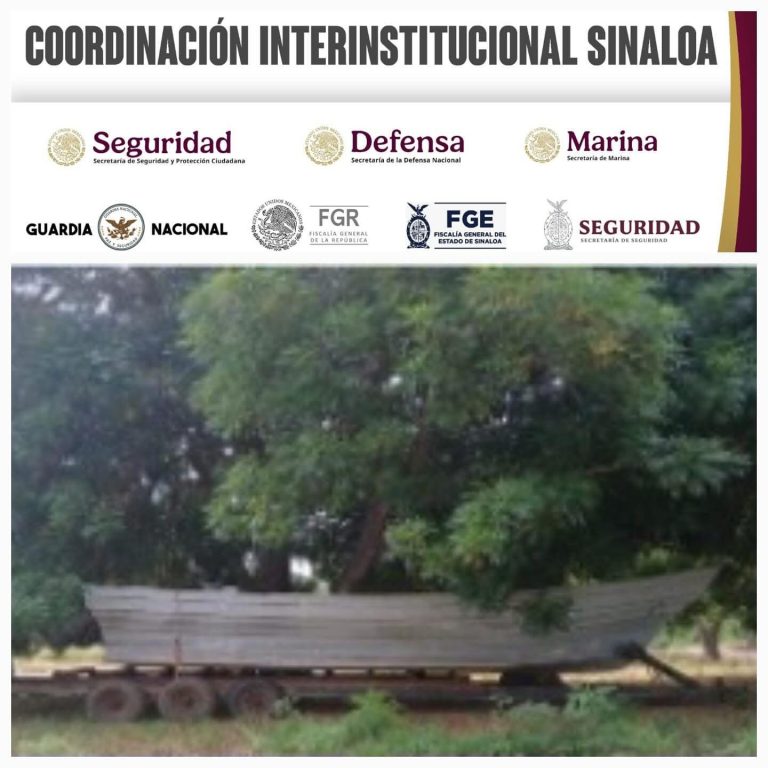 Incautan en Navolato un vehículo blindado y una embarcación