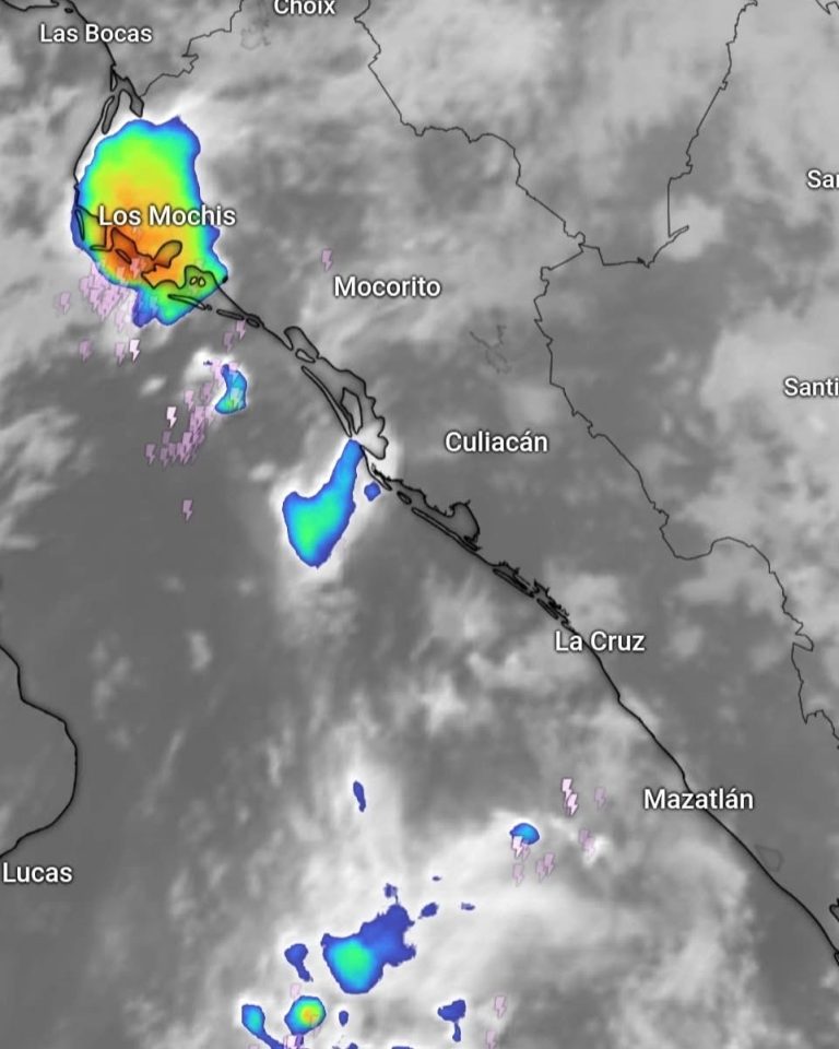 Así la mañana de viernes en Sinaloa