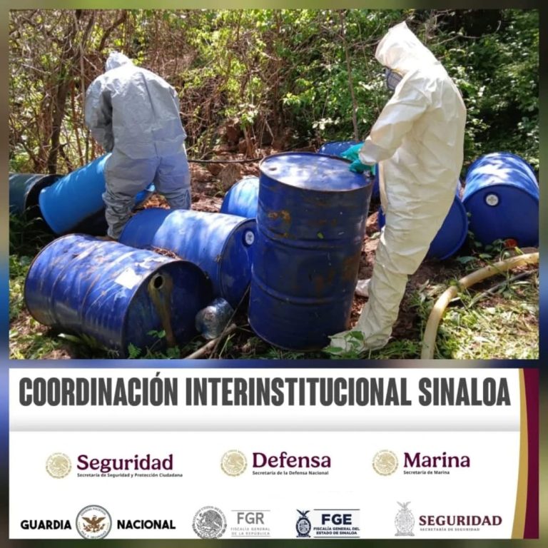 Decomisan materiales químicos en laboratorio inactivo