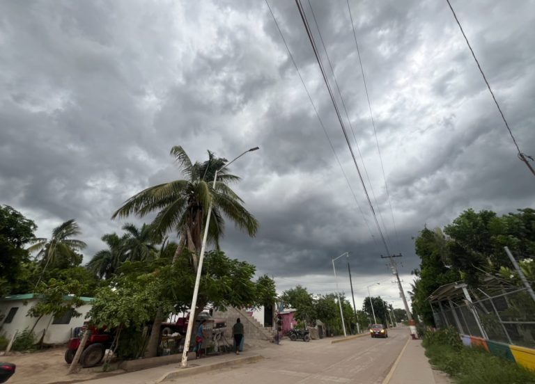 Se asoma la lluvia con fuertes vientos